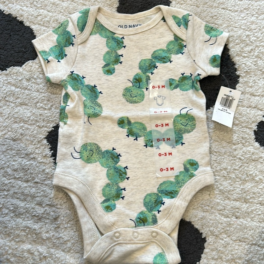 Caterpillar onesie